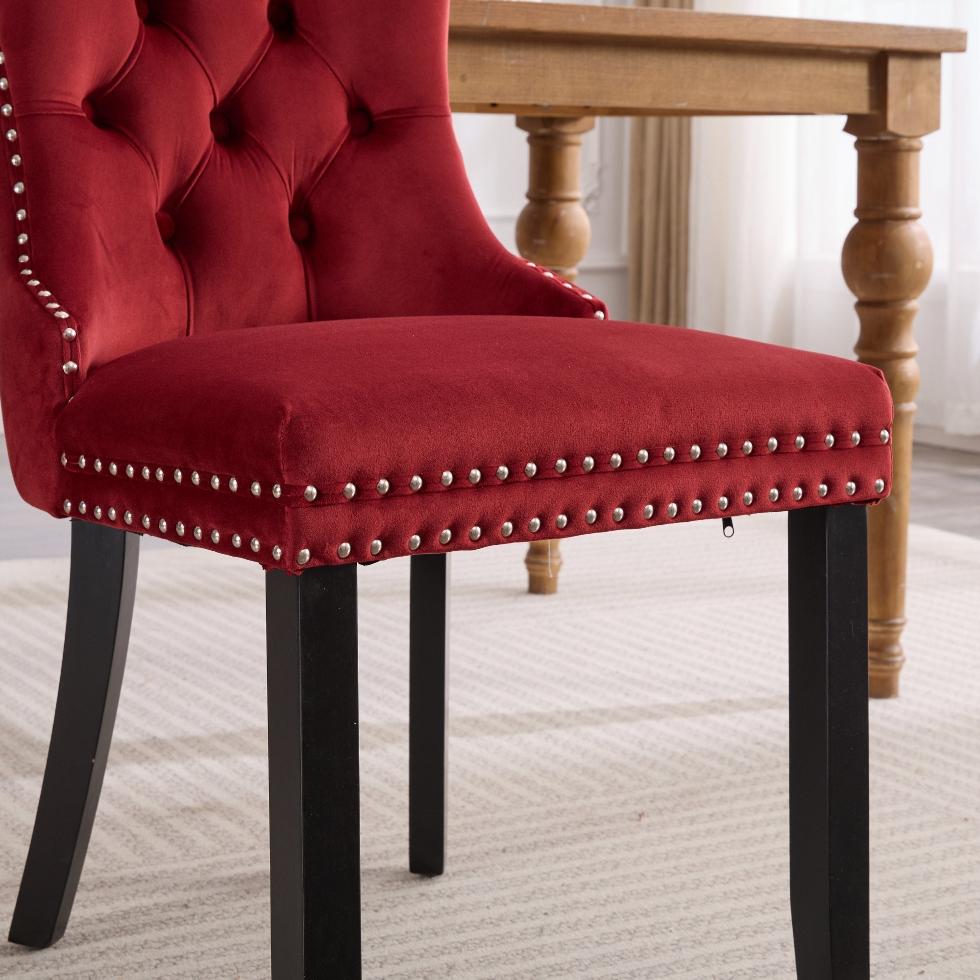 Classic Velvet Dining Chairs (Set of 2)