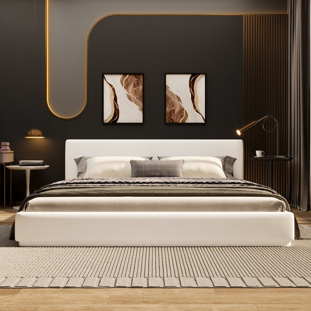 Luxurious and Cozy Upholstered Velvet Bed