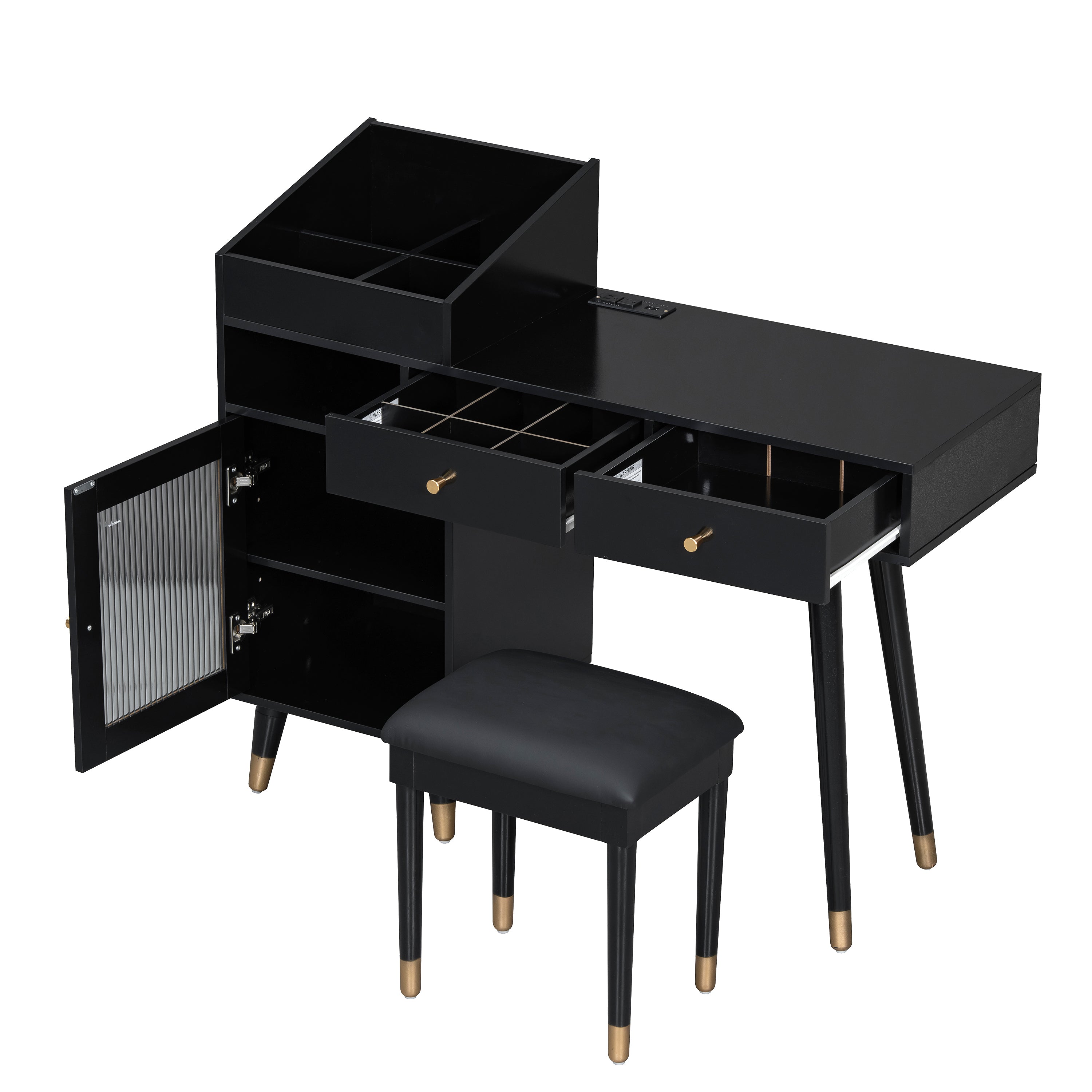 Modern Makeup Vanity Desk with Drawers