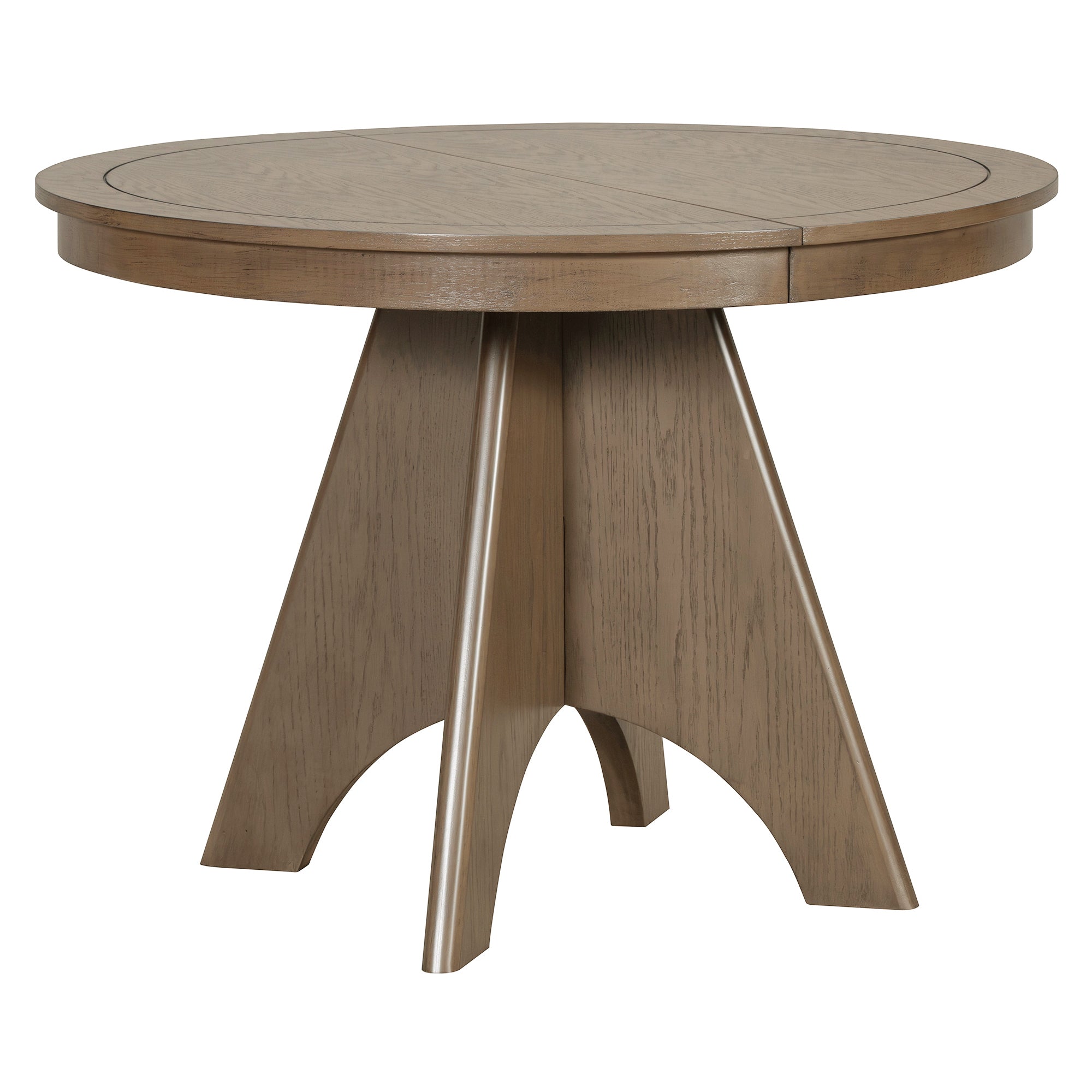Vintage Extendable Dining Table Set with 4 Upholstered Chairs