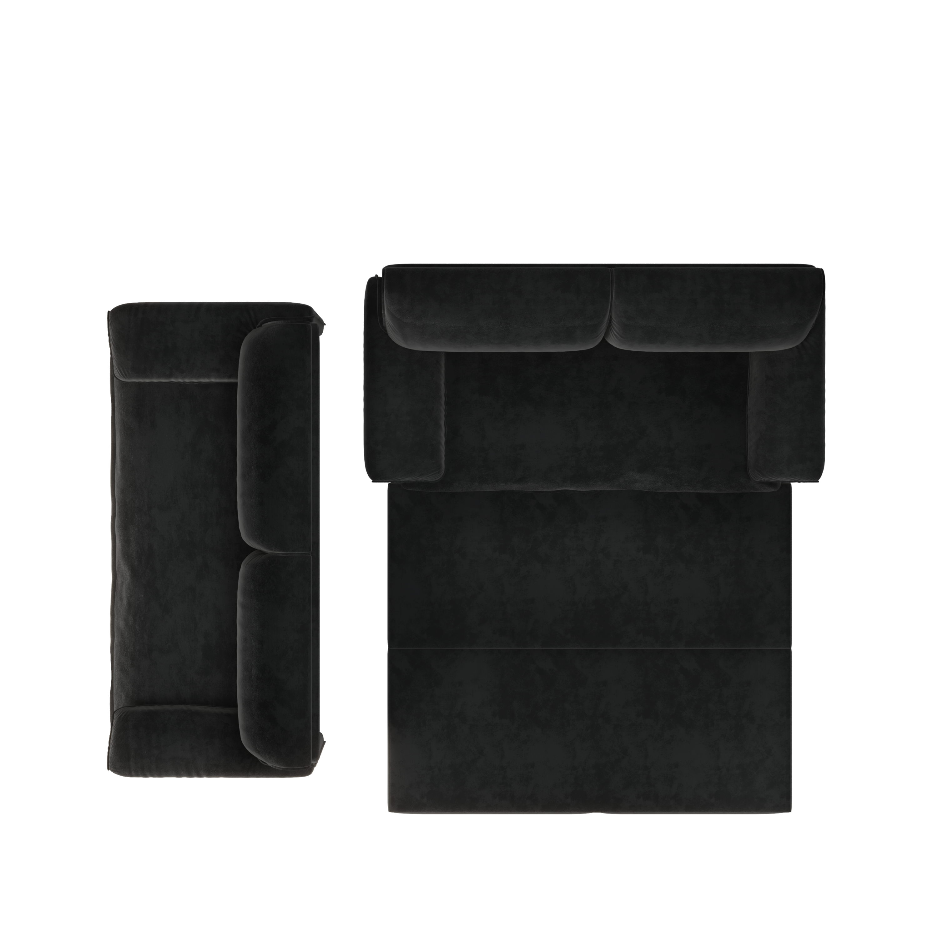 3-in-1 Convertible Sleeper Sofa with Side Storage