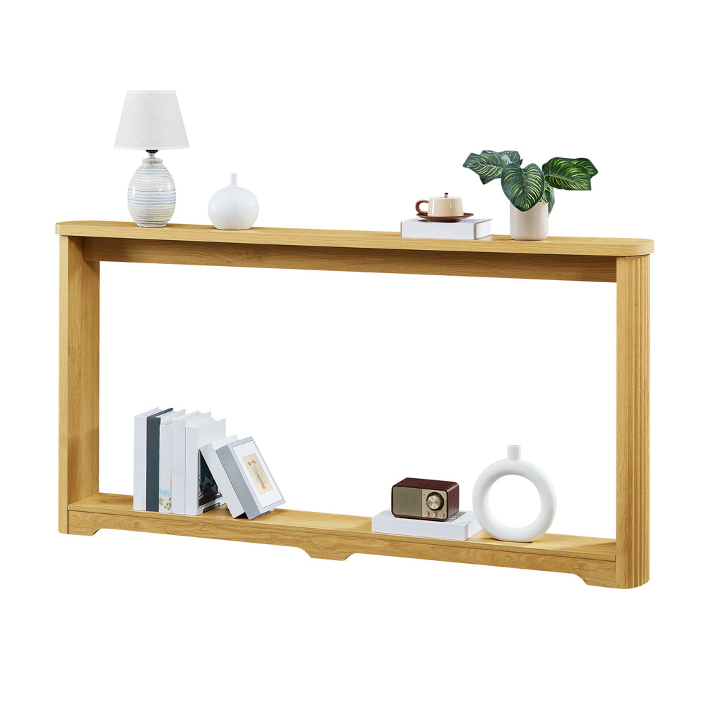 70.1" Corrugated Texture Storage Table