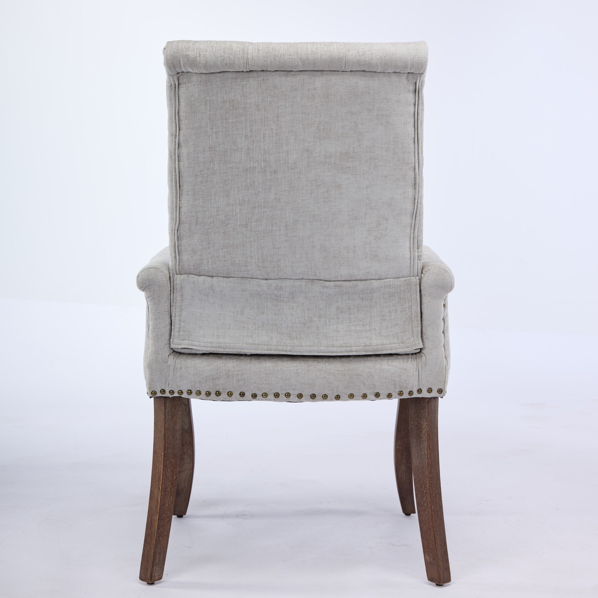 Elegant Upholstered Chenille Fabric Accent Dining Chair