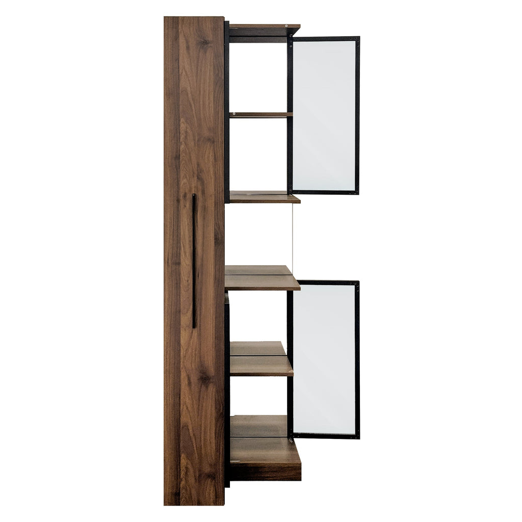 70' Display Cabinet with Glass Doors and Lights