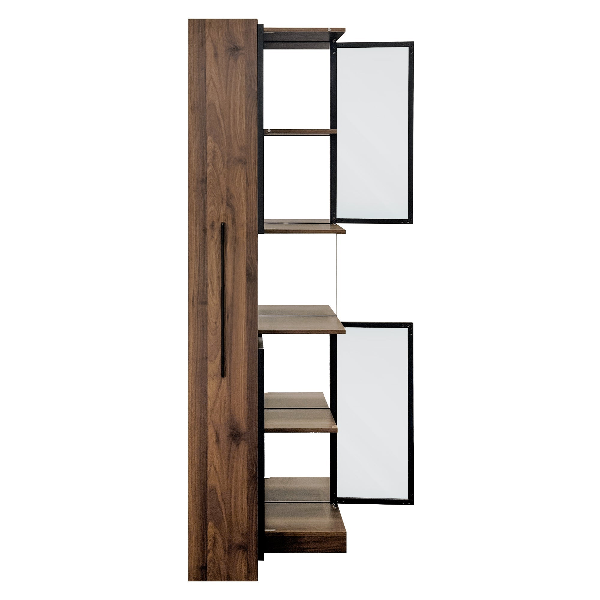 70' Display Cabinet with Glass Doors and Lights