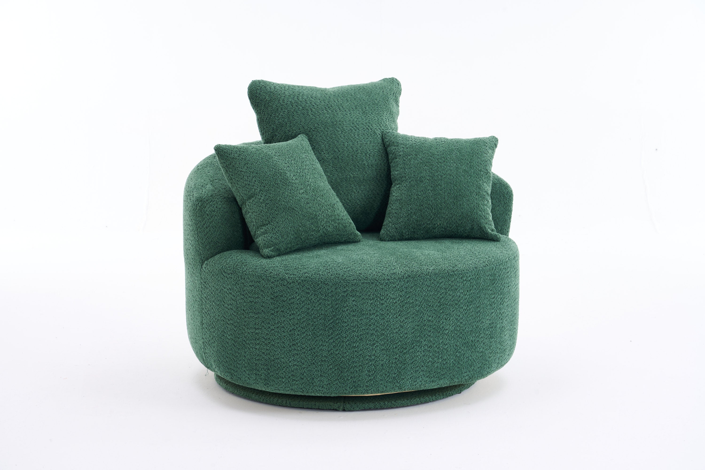 360° Swivel Round Upholstered Sofa Chair