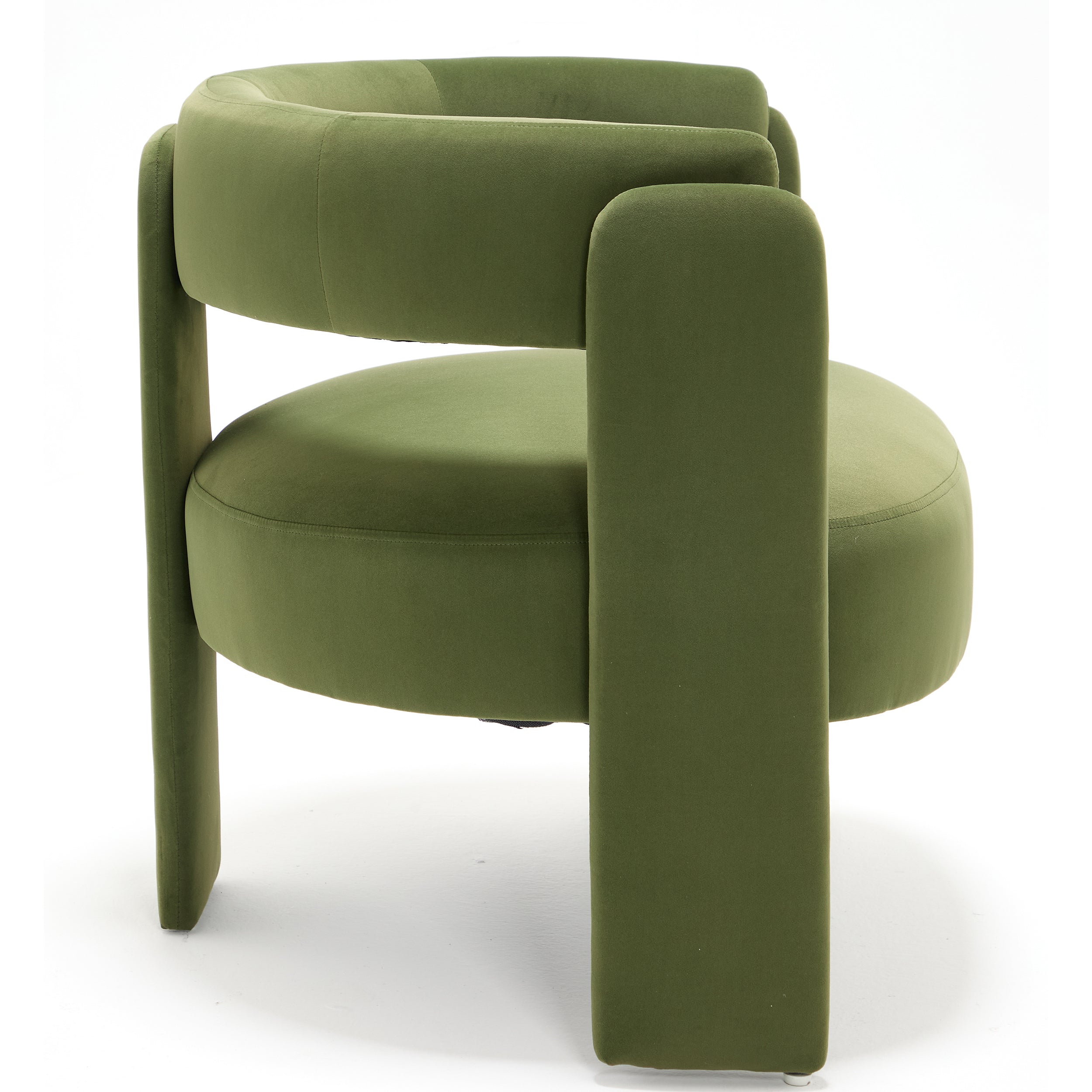 Mid-Century Velvet Comfy Single Sofa Accent Chair