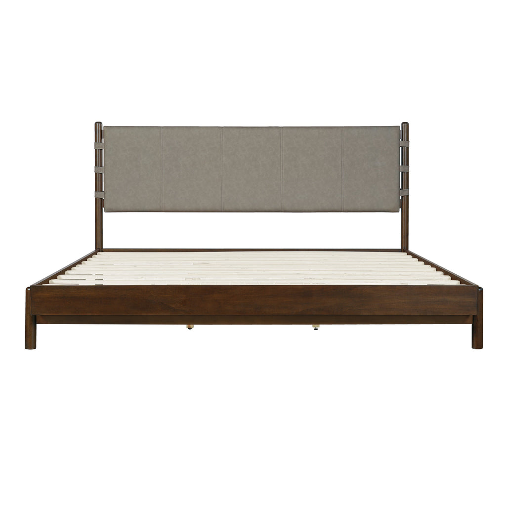 Premium Rubber Wood Platform Bed Frame