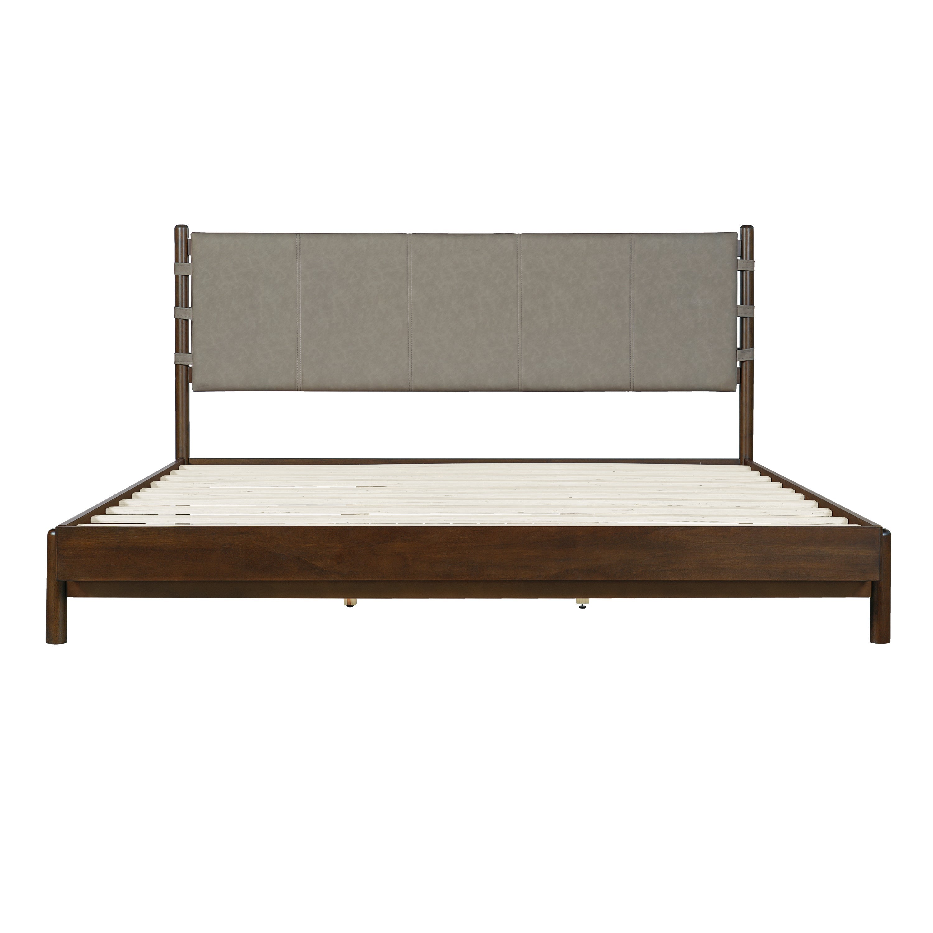 Premium Rubber Wood Platform Bed Frame