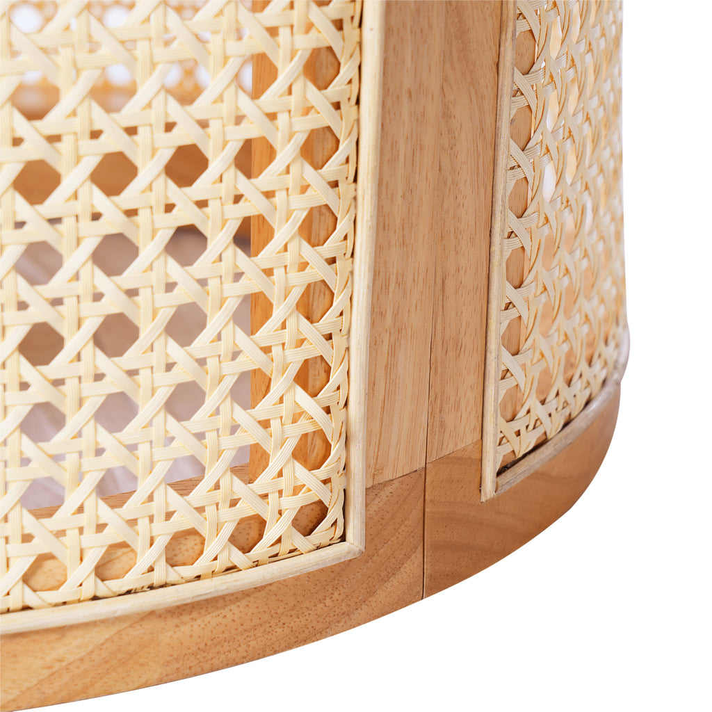 Rubber Solid Wood Side Table