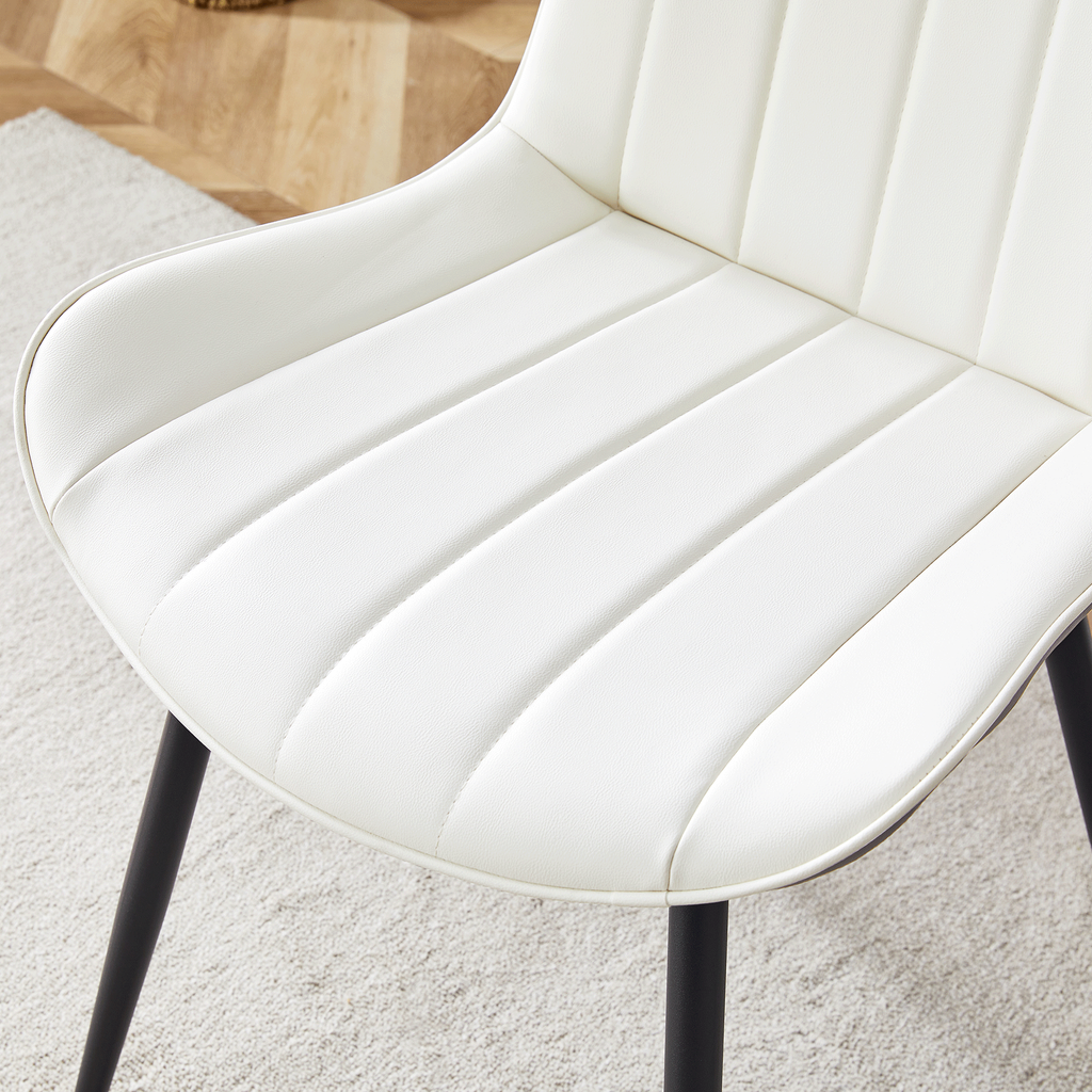 4Pcs Modern Minimalist Dining Chair Set