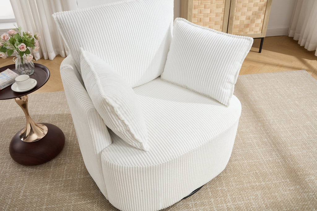 360° Smooth Swivel Living Chair