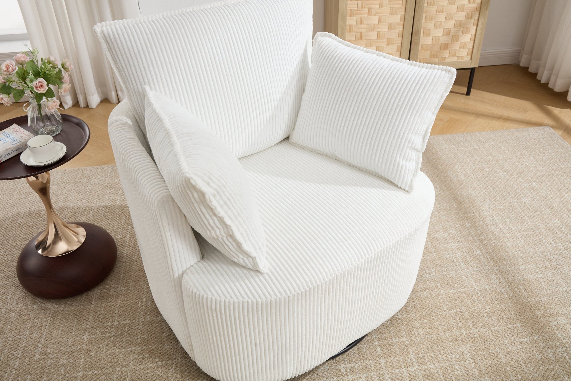 360° Smooth Swivel Living Chair