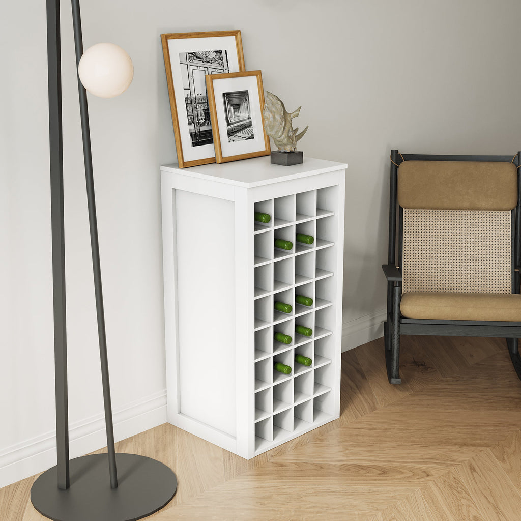 Walnut Color Modular 32 Buffet Cabinet