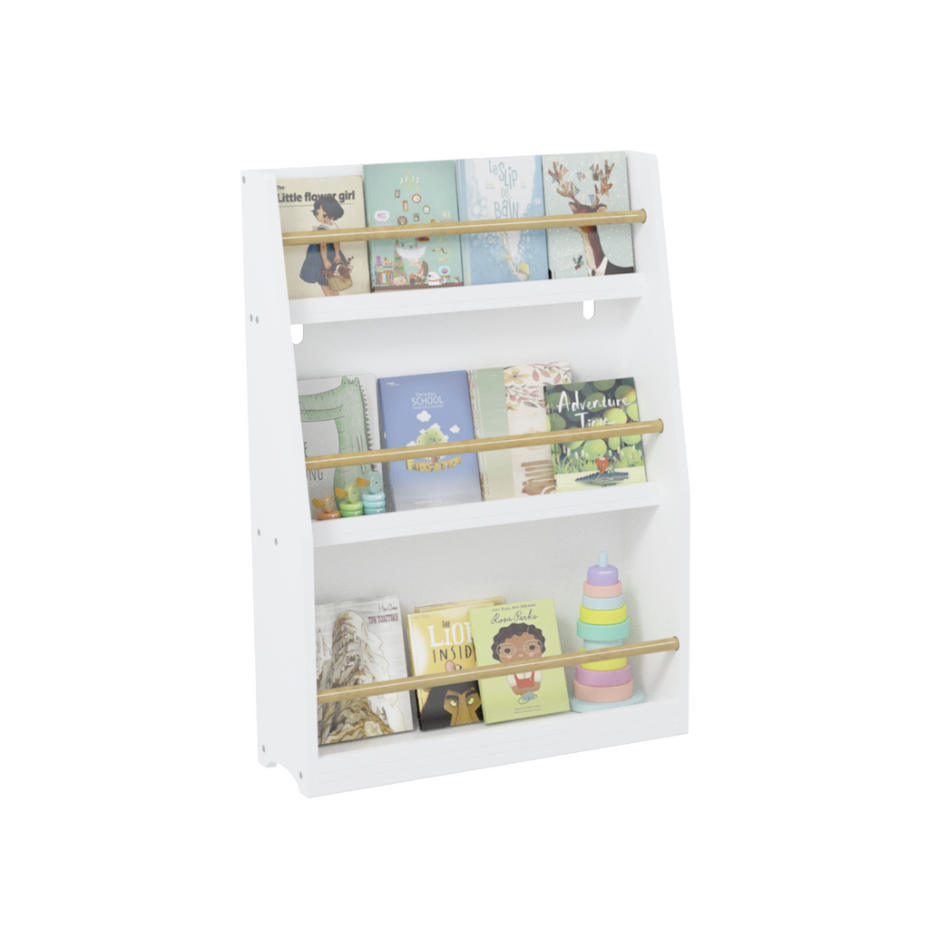 3 Tier Montessori Kids Book Display Rack