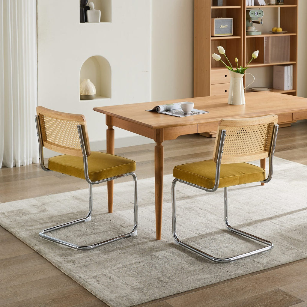 Mid Century Modern Dining Chairs (Set of 2)