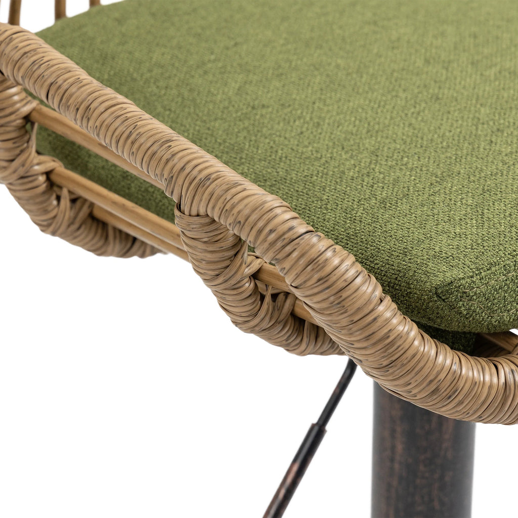 Modern Swivel Bar Stools (Set of 2)