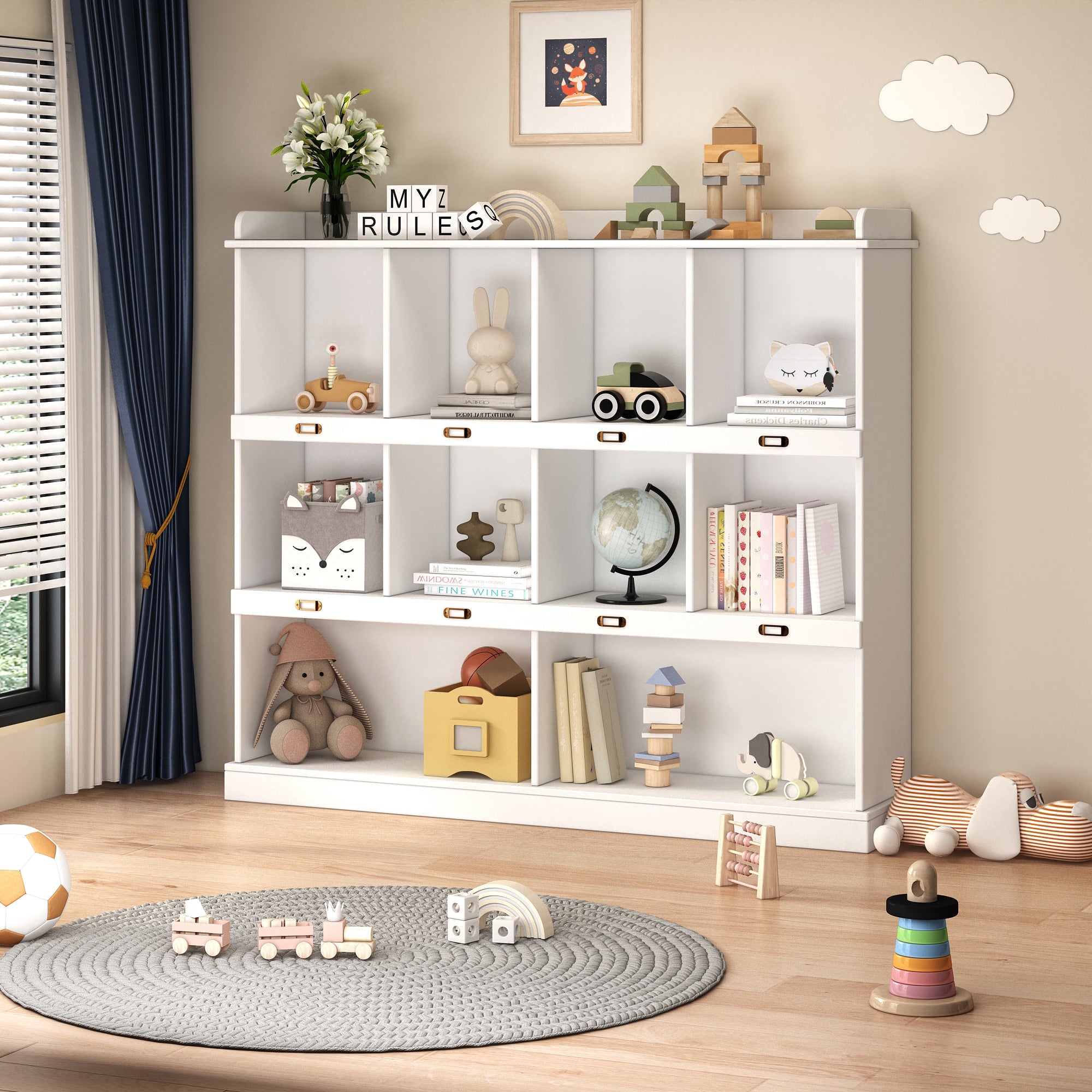Cubbyhole Storage Bookcase