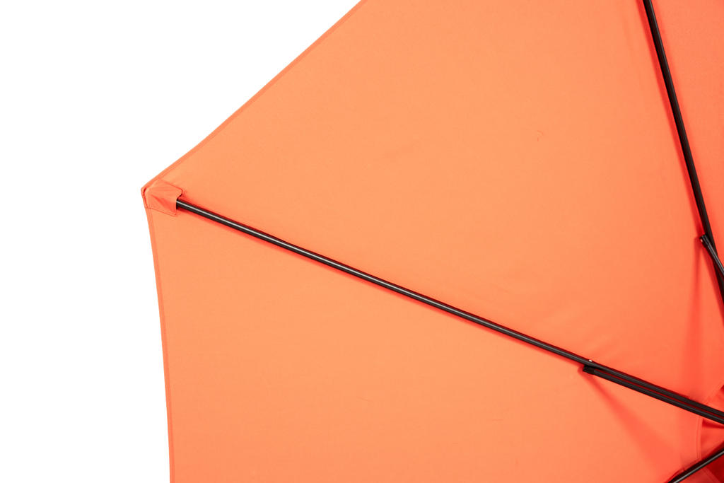 10ft Offset Patio Umbrella w/Tilt & Polyester Shade & 8 Ribs – No Base