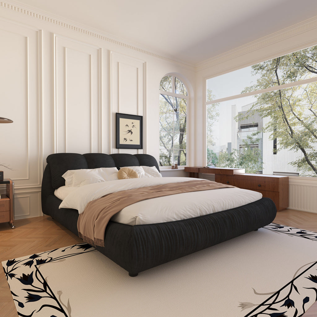 King/Queen Size Luxury Upholstered Platform Bed