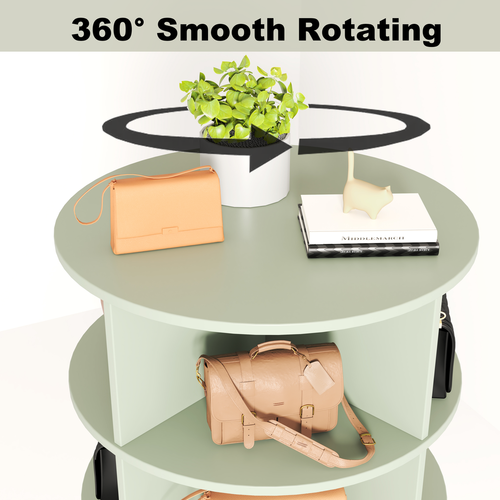 Modern 360° Rotating Shoe Cabinet 6/7 Layers Space Saver