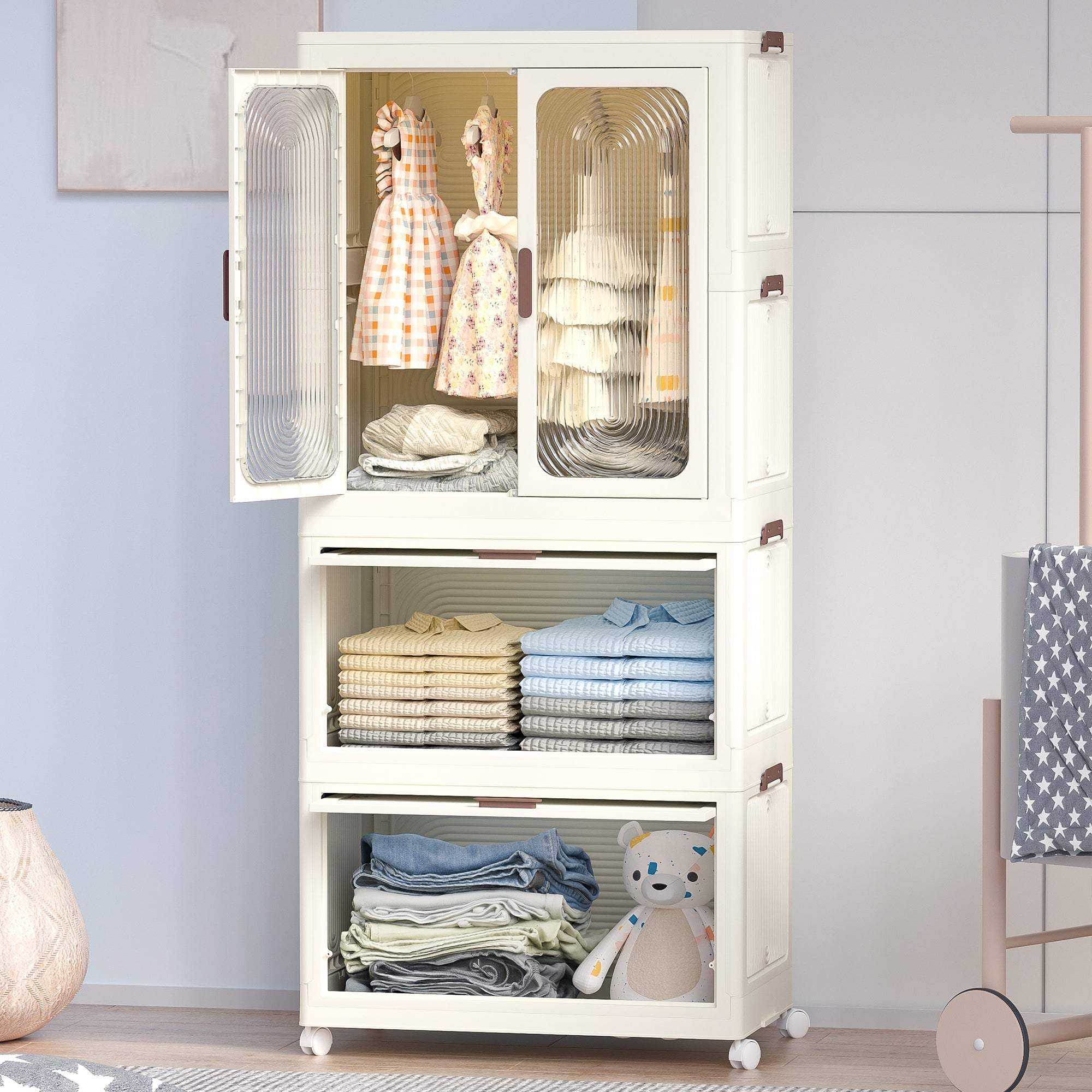 Portable Wardrobe Closet Storage Organizer