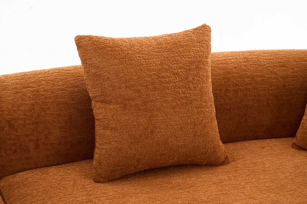 30D High-Density Sponge Sectional Couch for Living Room