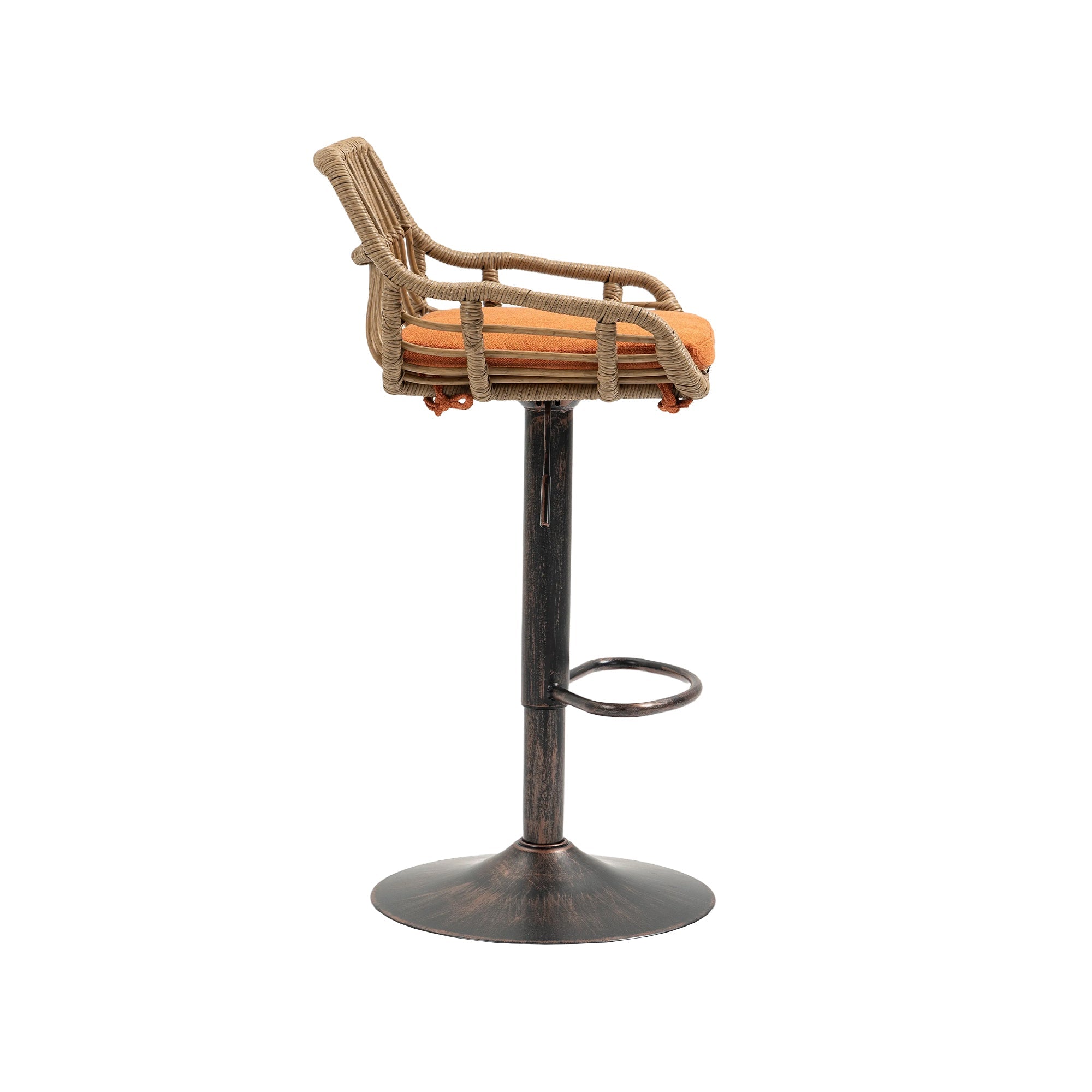 Modern Swivel Bar Stools (Set of 2)
