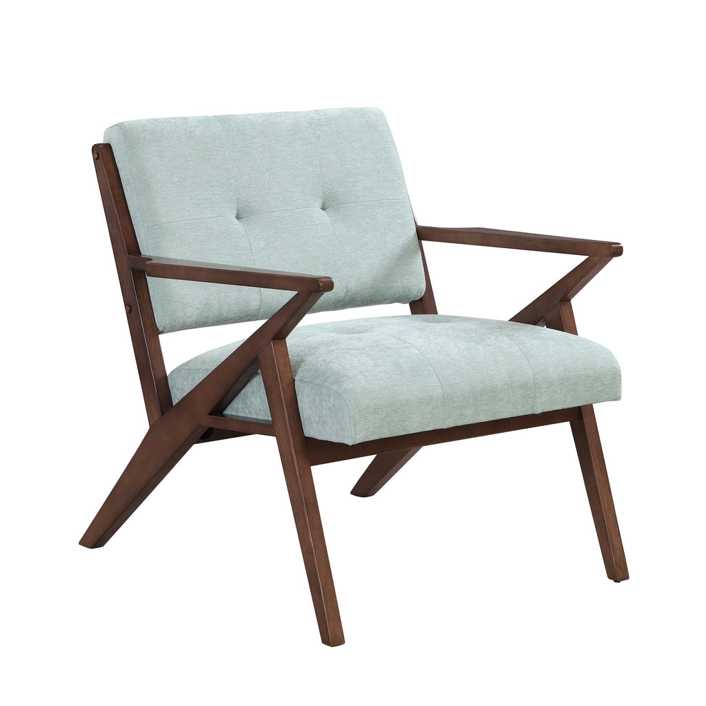 Mid-Century Modern Accent Chair with Plush Cushions