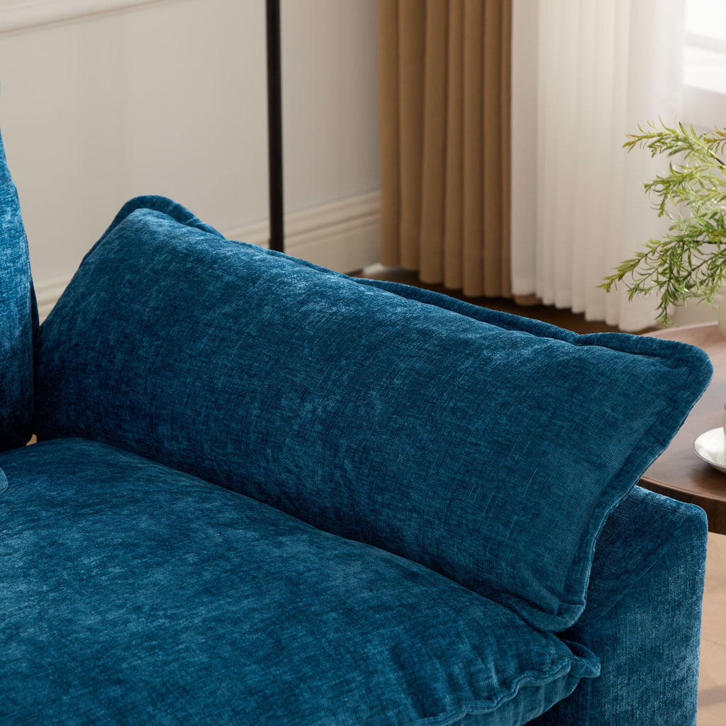 Modern Sectional Cloud Sofa Single Seat (Ottoman is Not Included)