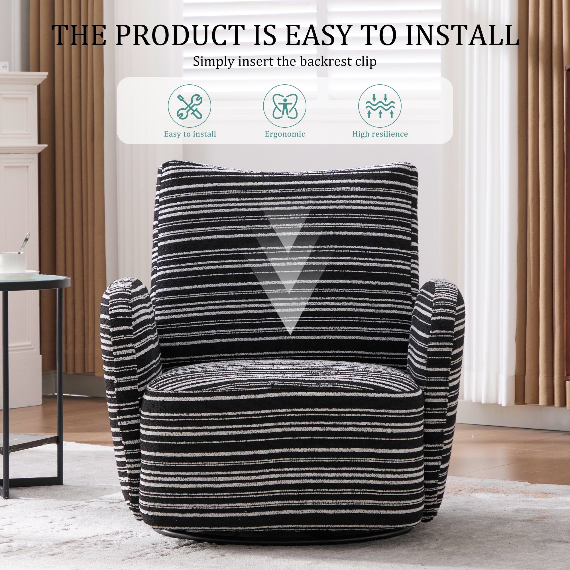 Modern Style Swivel Leisure Chair