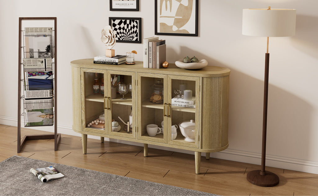 Farmhouse Sideboard Cabinet with Storage