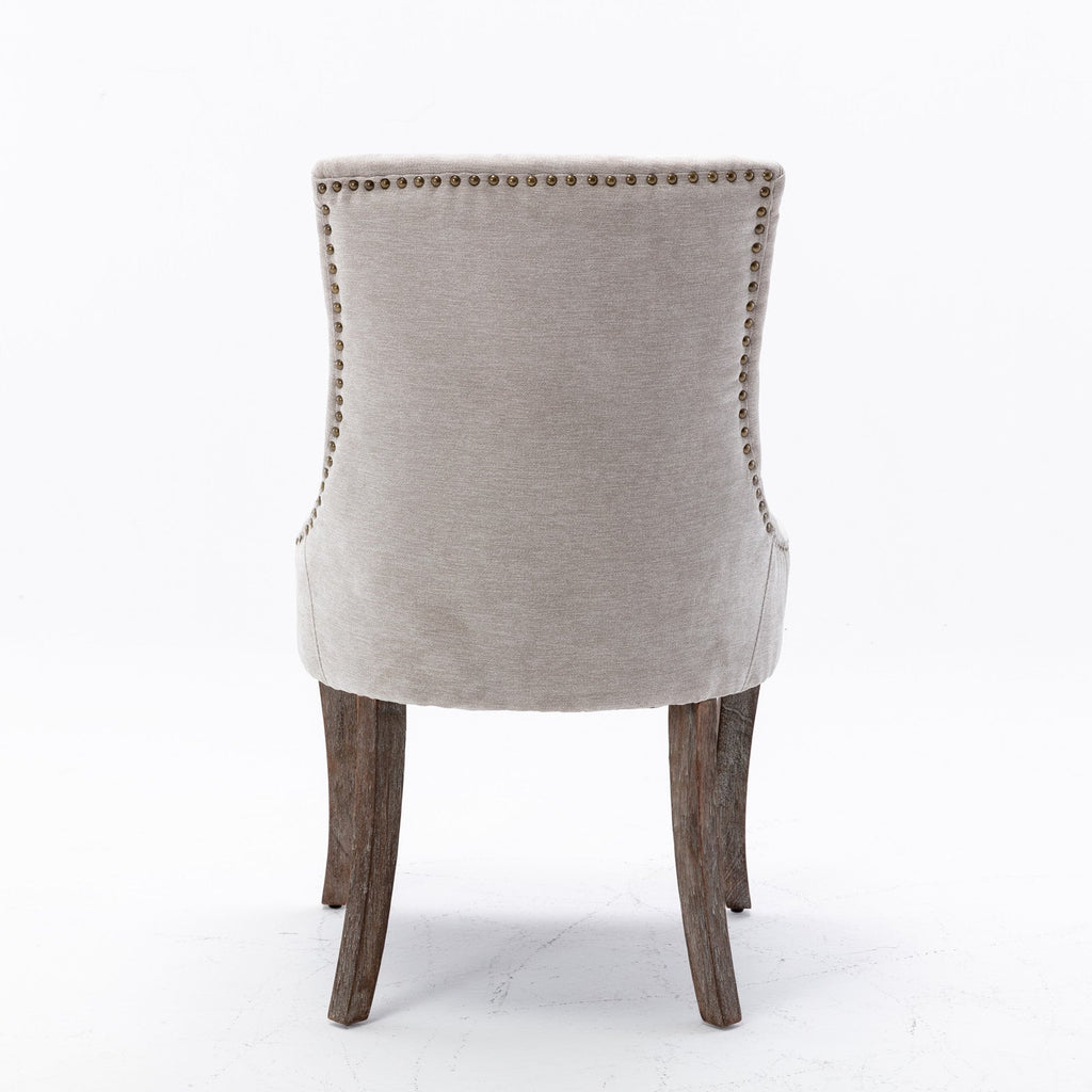 Ultra Side Thickened Fabric Dining Chair (Set of 2)