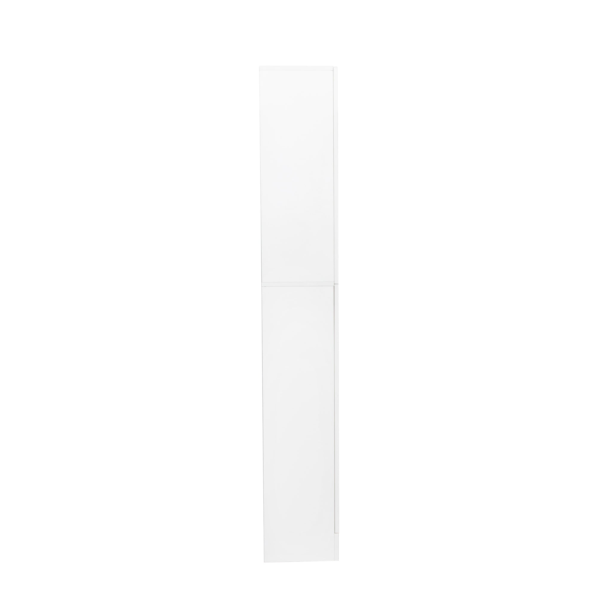 Elegant White Freestanding Cabinet for Kitchen and Dining Room