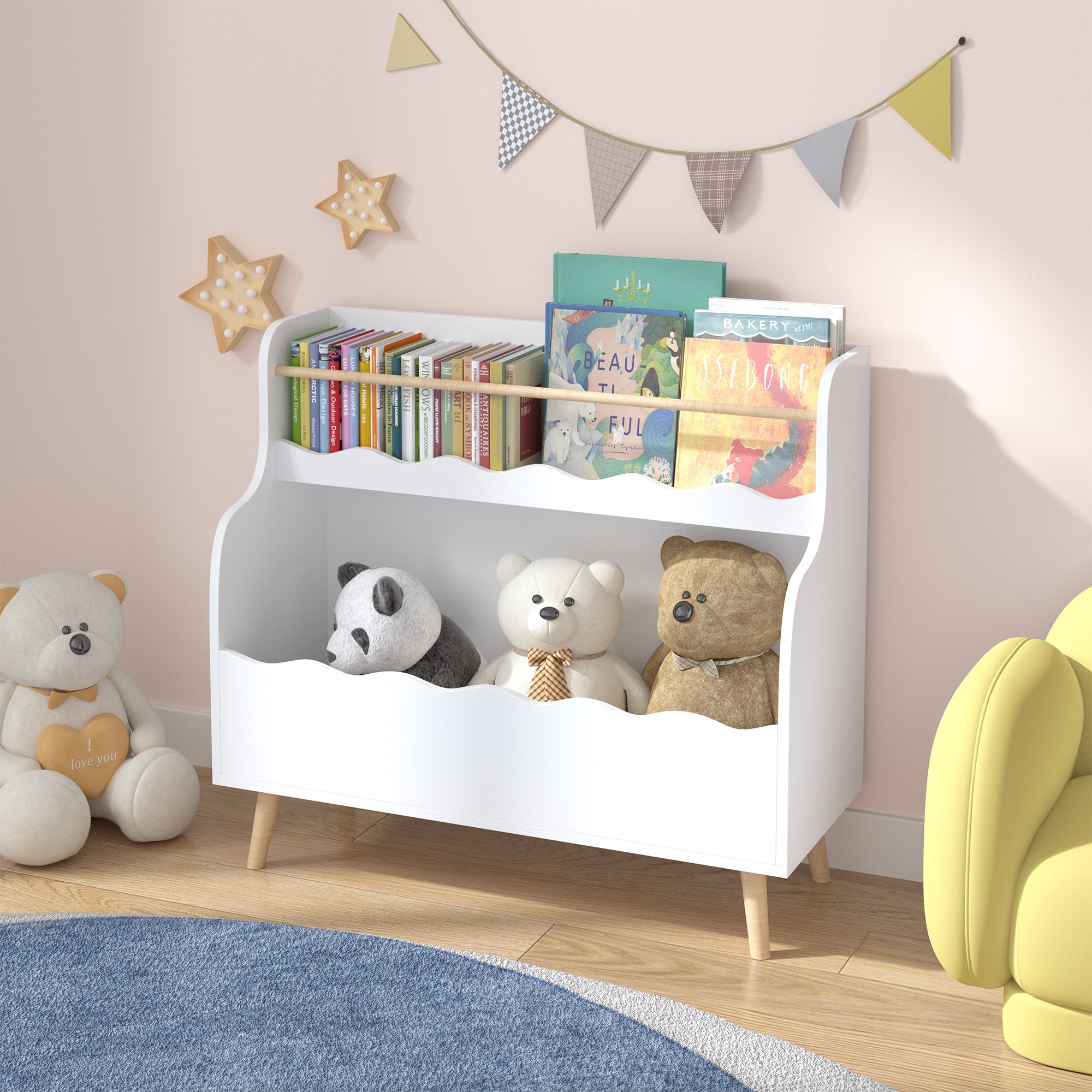 Children Toy Storage Cabinet Organizer