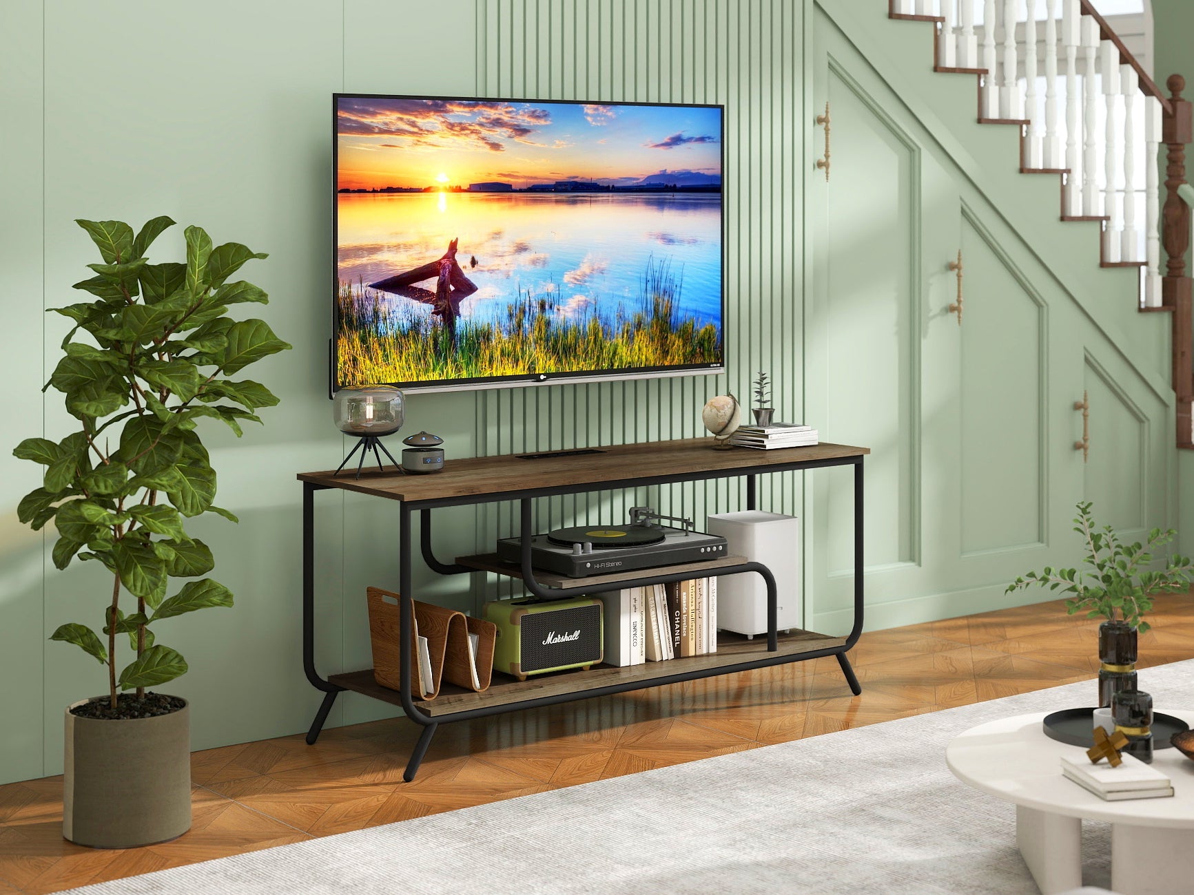 Modern TV Socket and LED Light