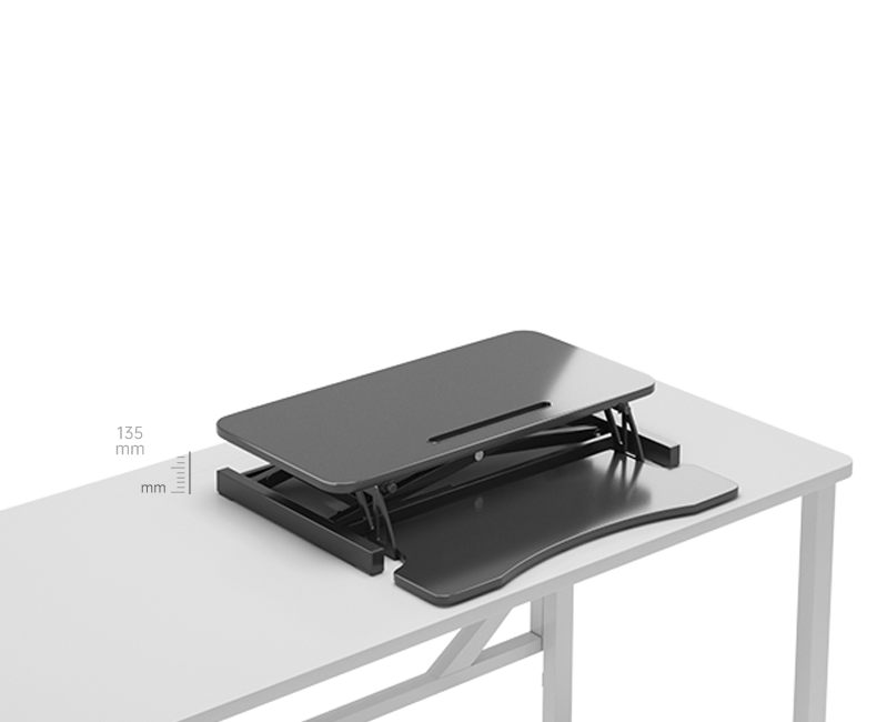 32 Inch Desk Converter Height Adjustable Sit to Stand Rise