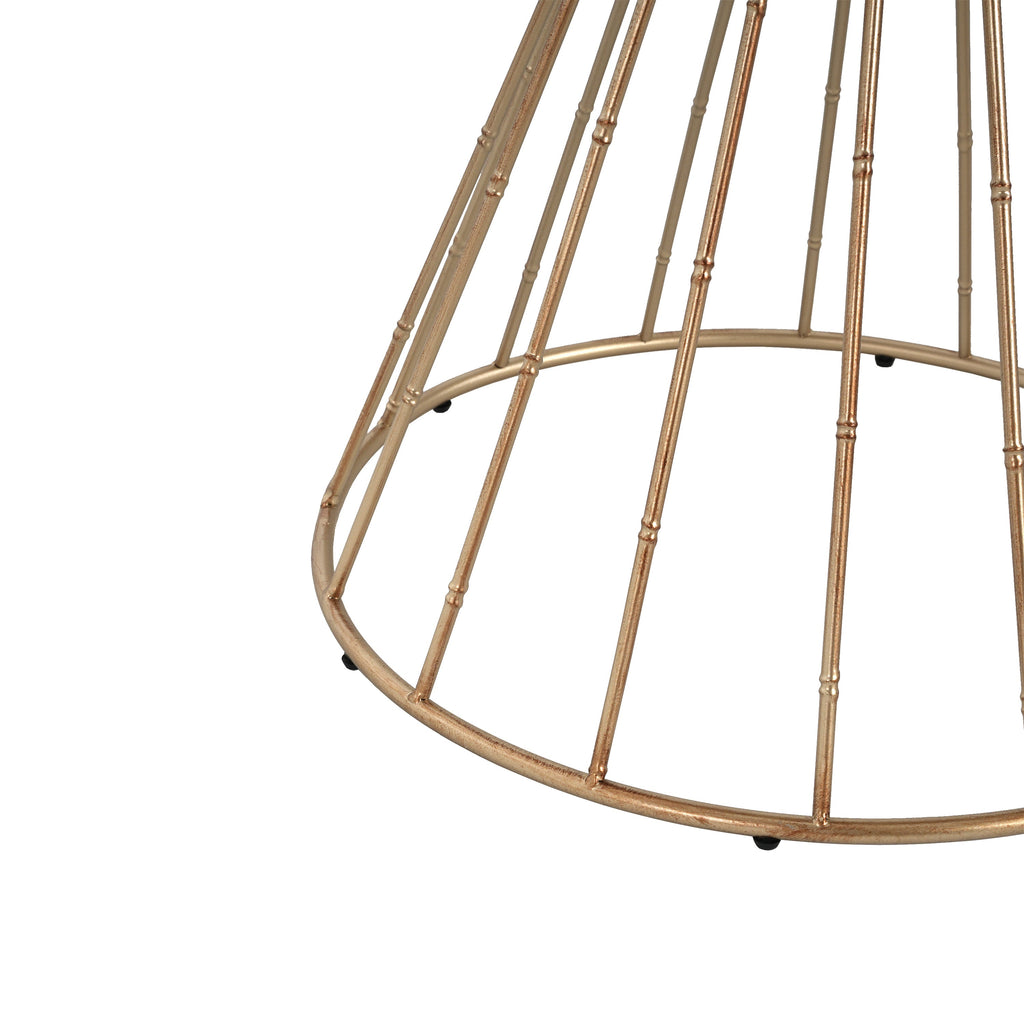 Hollow Edge Retro Art Pine Side Table