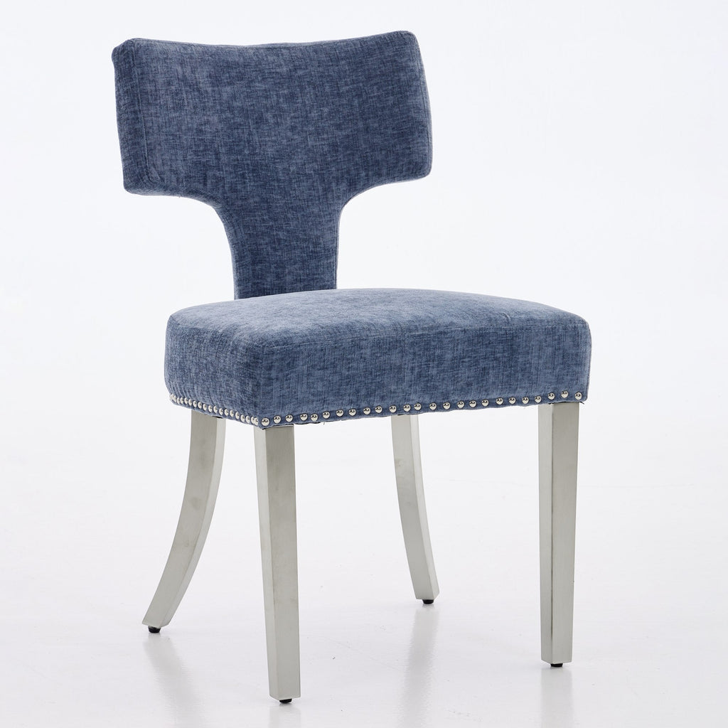 Mid Century Modern Dining Chairs  (Set of 2)