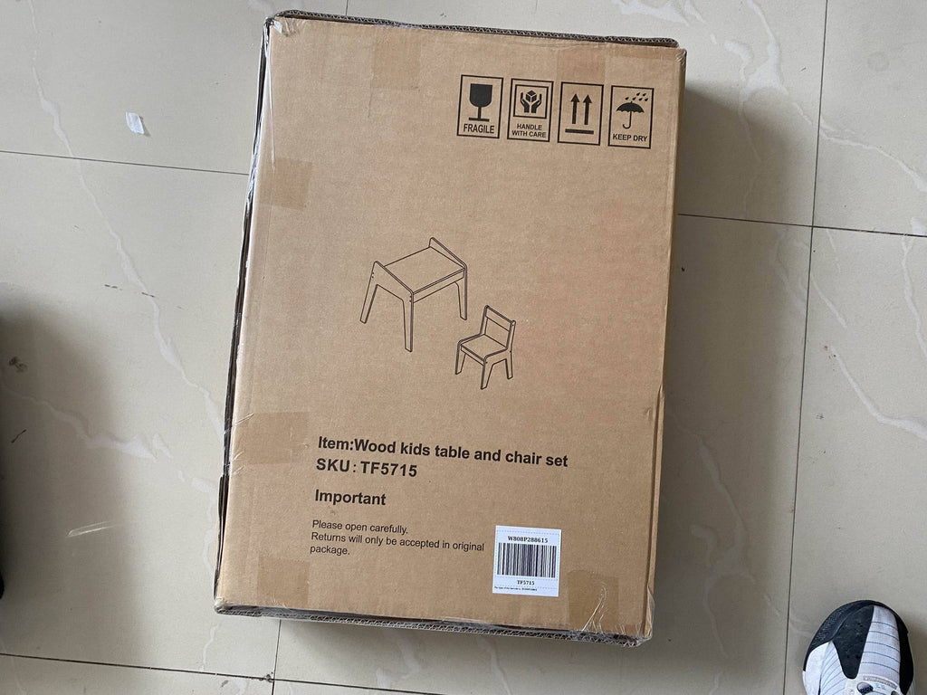 Kids Wooden Table Set with One Chair