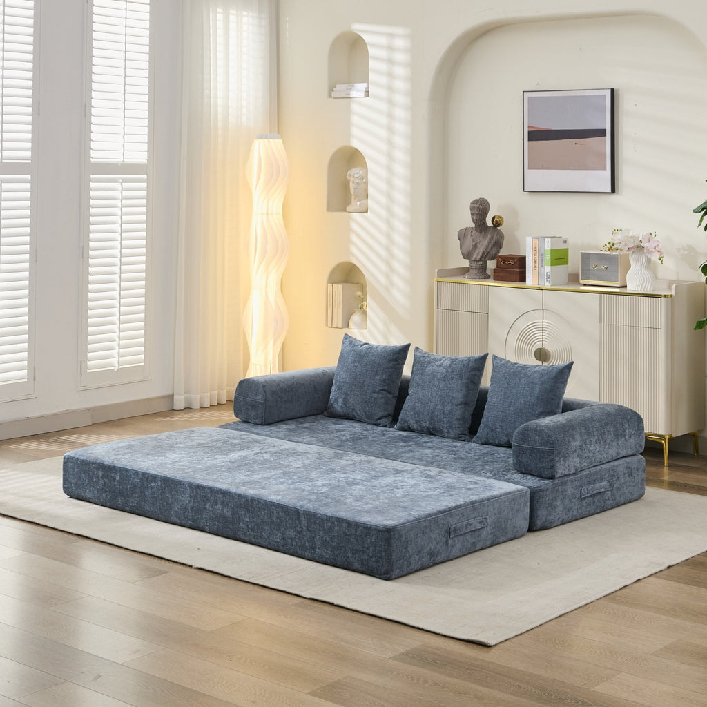 Comfy Convertible Folding Mattress Sofa Bed