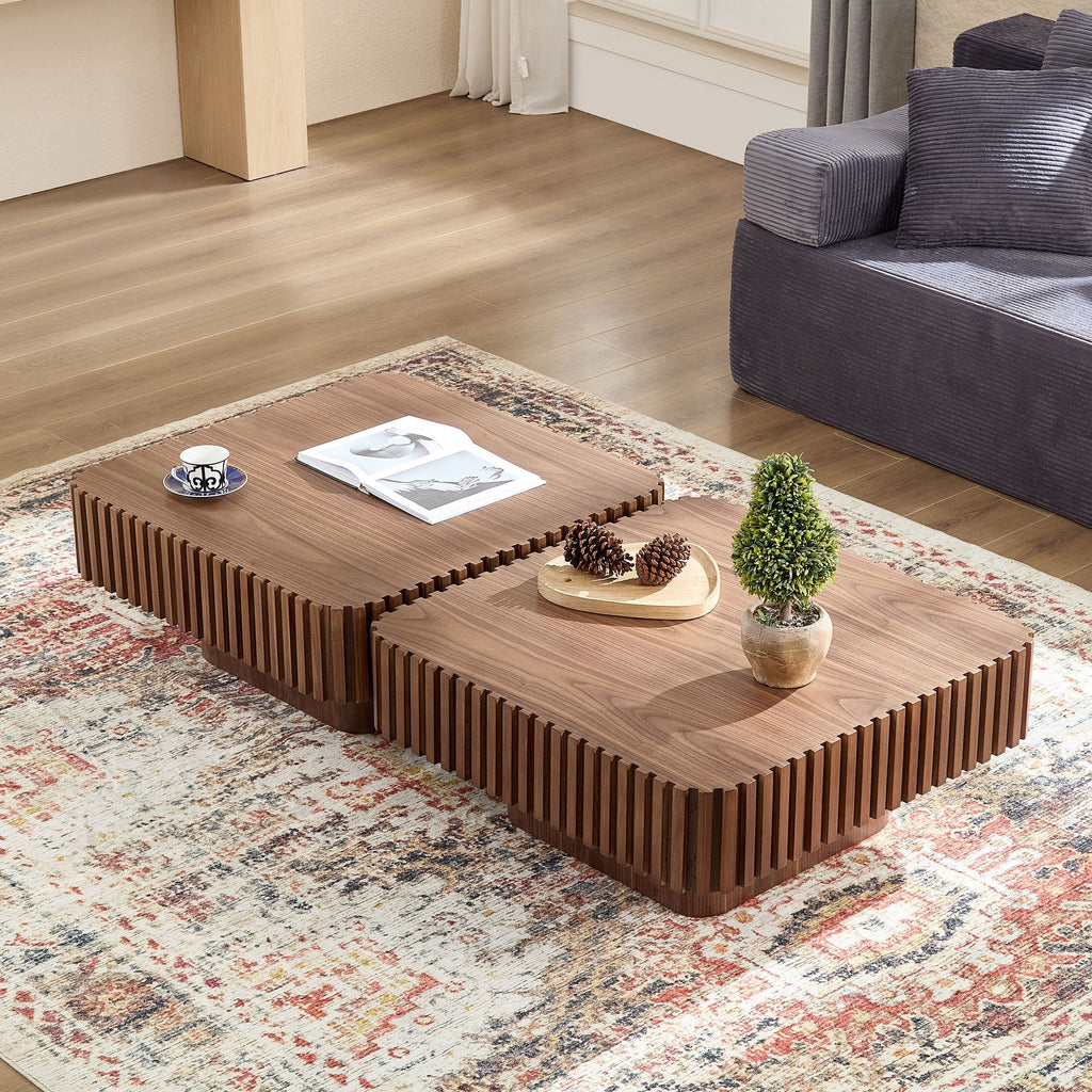 Modern MDF Woode Square Coffee Table