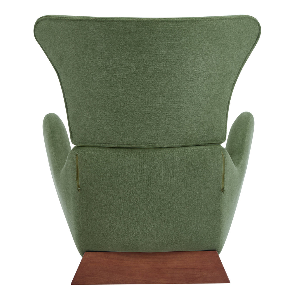 Modern Brown Polyester Accent Chair with Pet/Storage Space