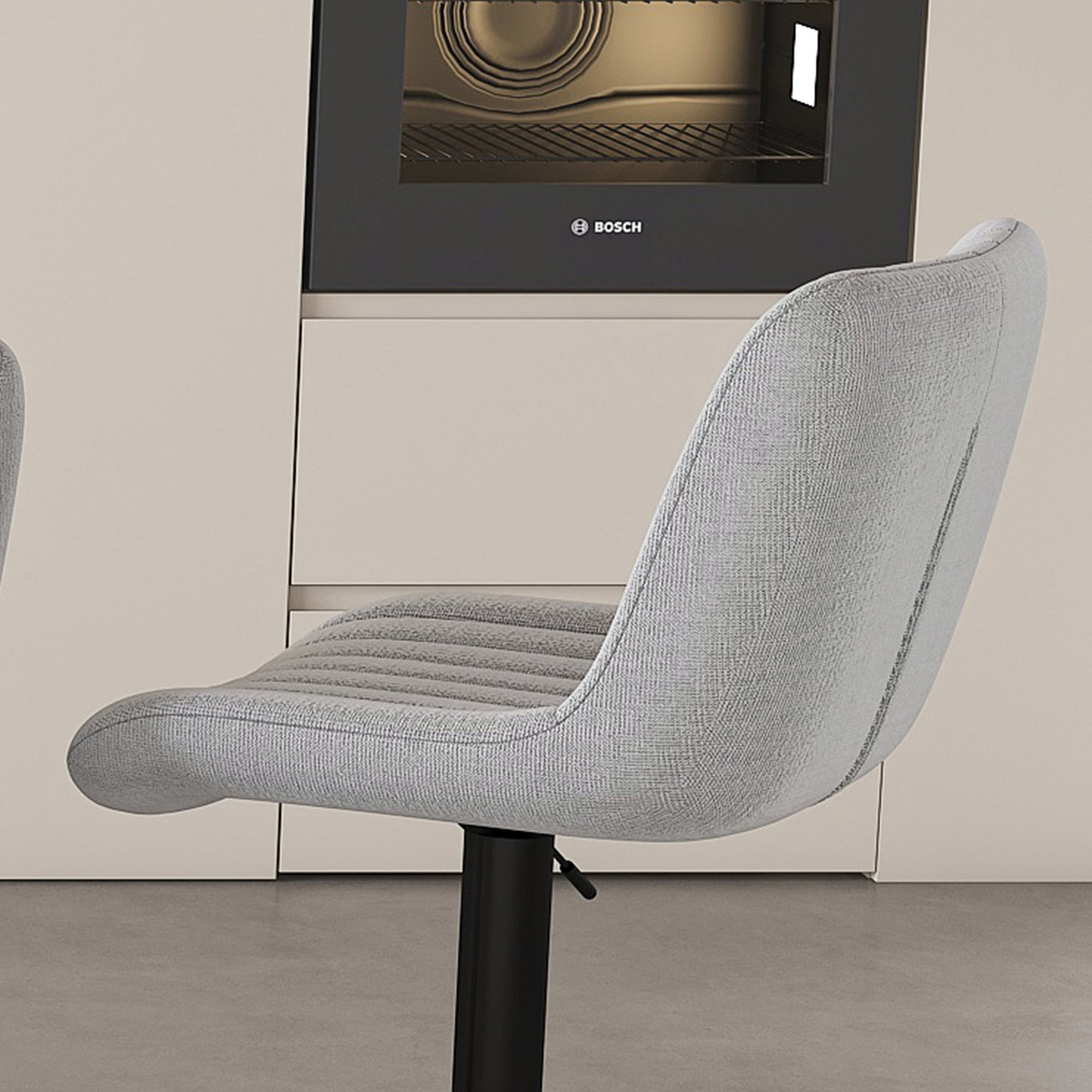 Swivel Bar Stools with Adjustable Height (Set of 2)