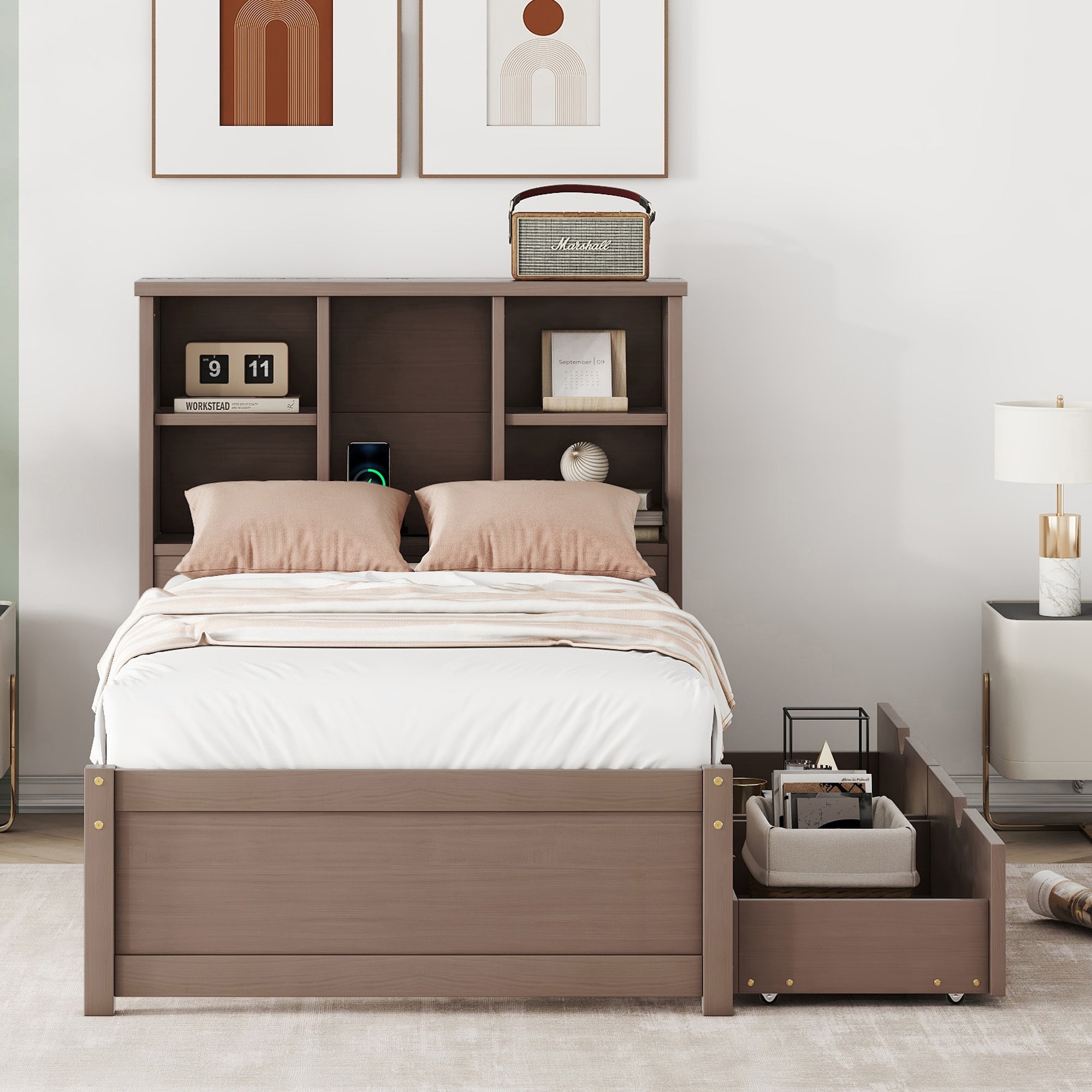 Modern Twin Size Bed Frame