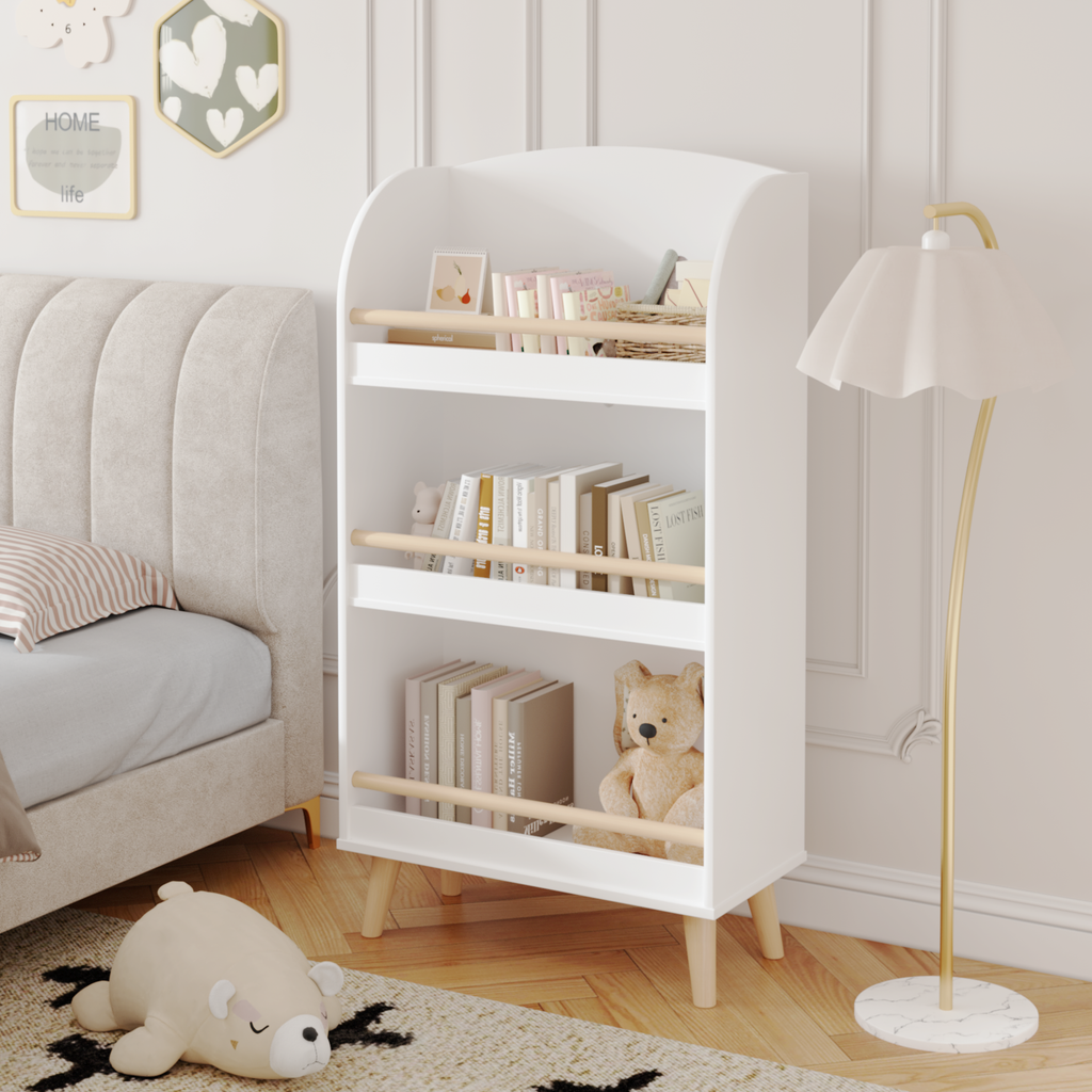 Kids 3-Tier Toy Storage Cabinet