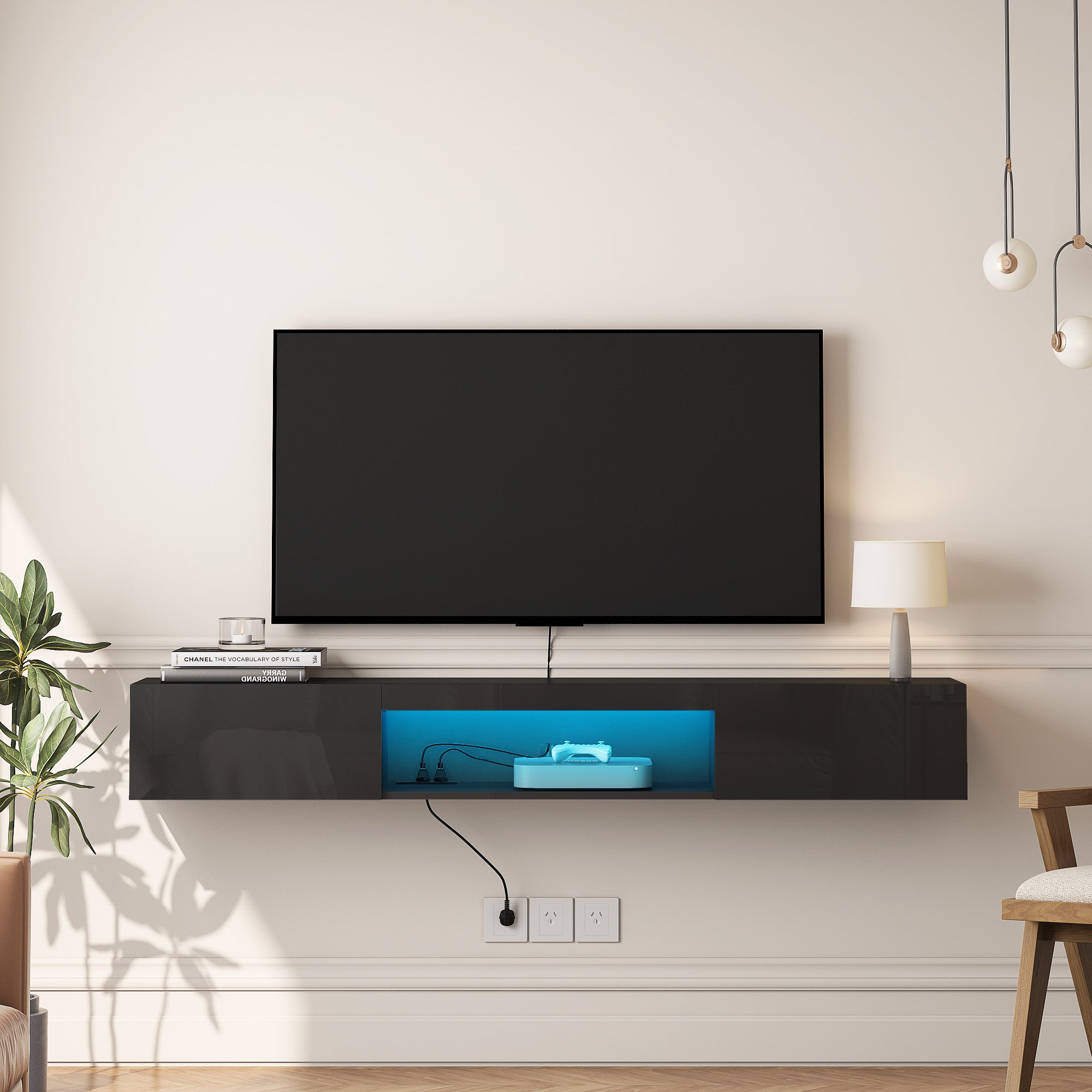 Modern Floating TV Stand Wall Mounted
