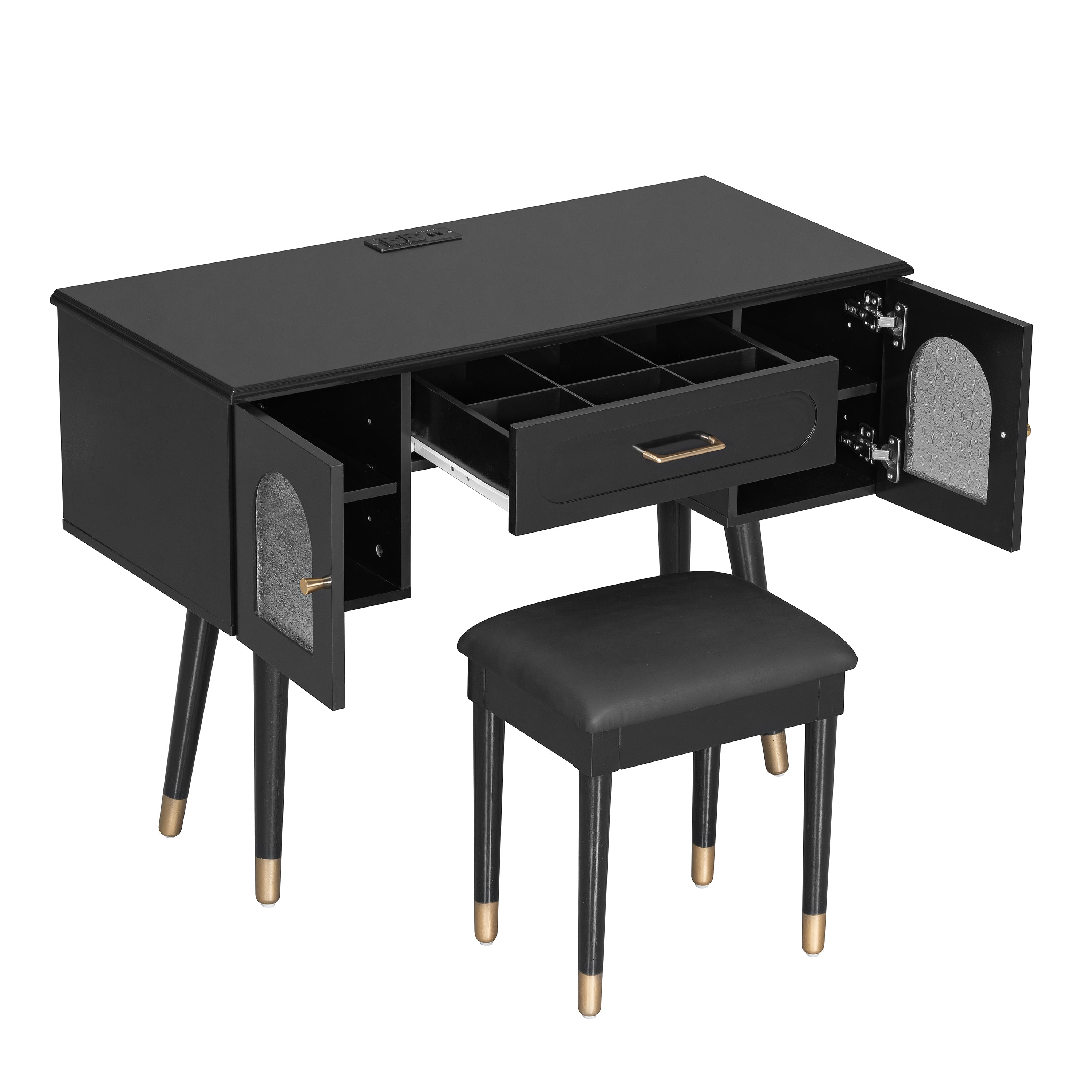 Modern Elegant Vanity with Organizer
