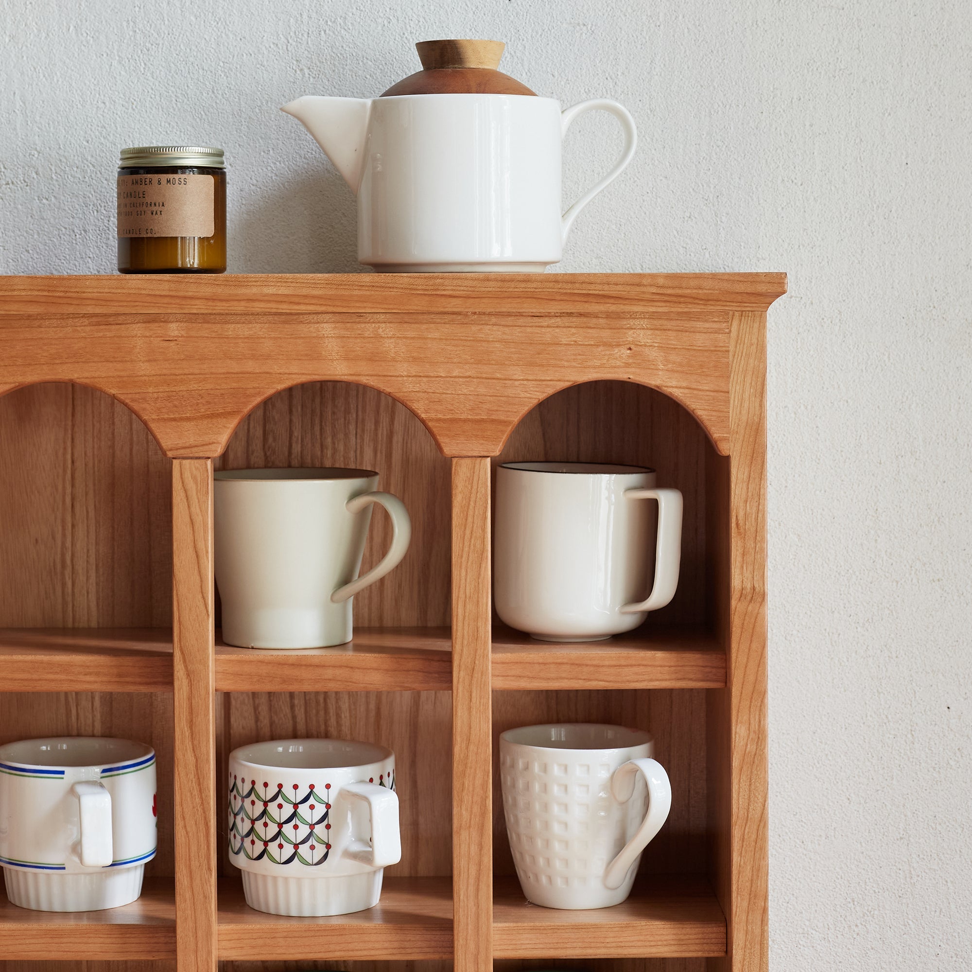 A Grade Cherry Solid Wood Storage Rack