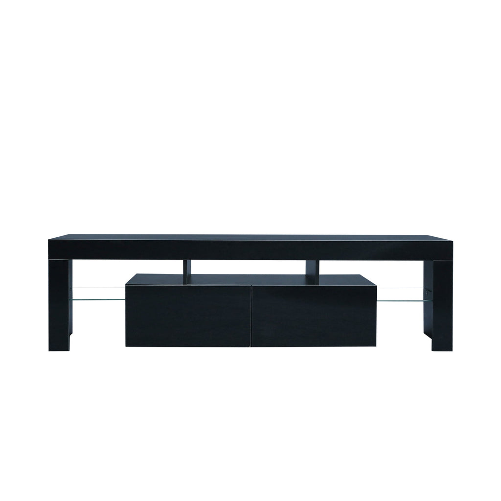 Modern Remote Control 20 Colors LED Lights TV Stand